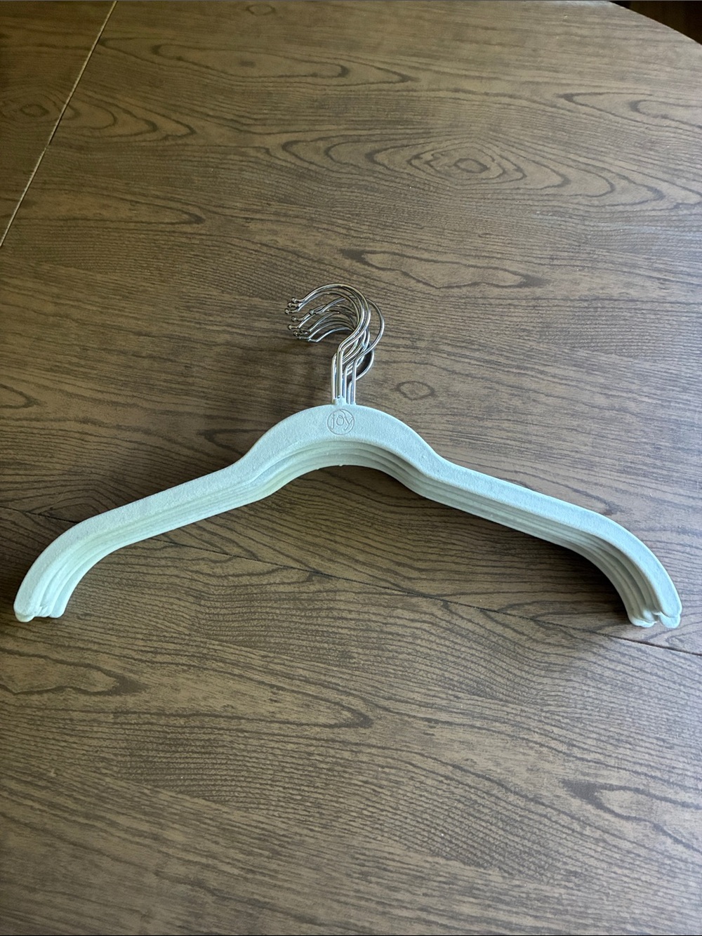 Joy Mangano white Velvet Clothes Hangers - Set of 10